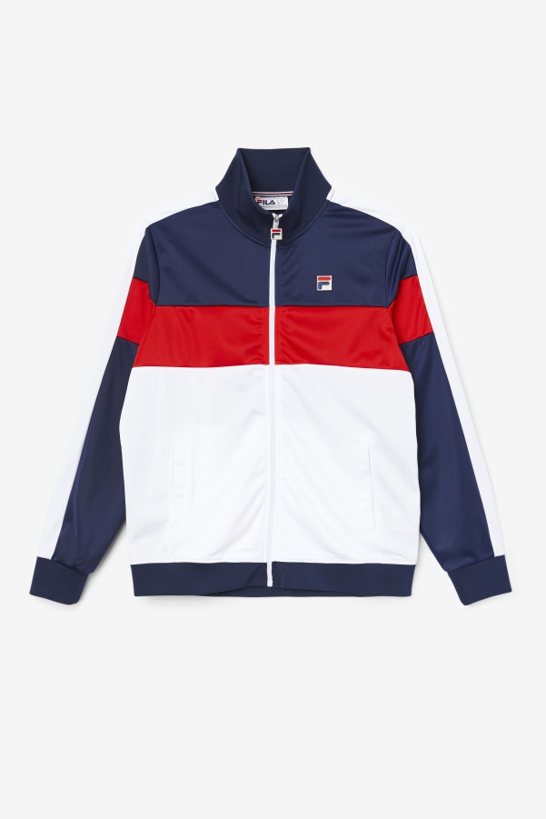Assembly Track Jacket Navy/White/Red Fila