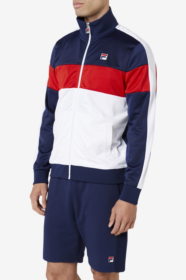 Assembly Track Jacket Navy/White/Red Fila