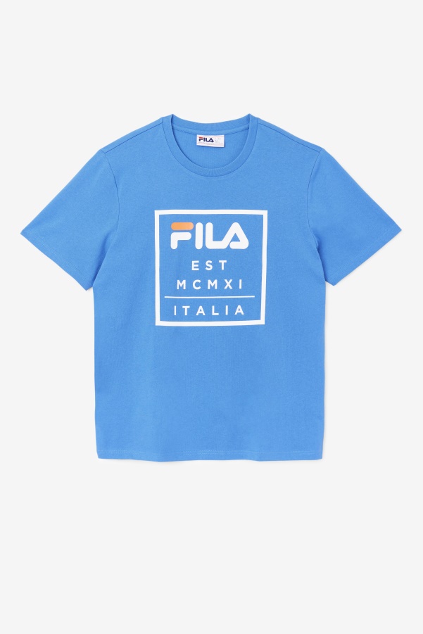 Strong Blue Fila Tenez Tee