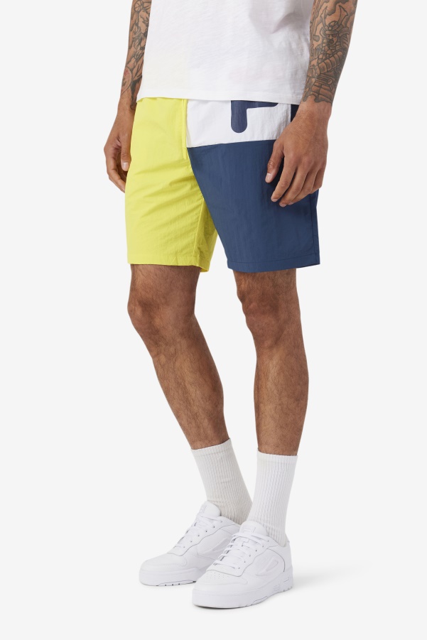 Yellow/Navy/White Cosire Swim Short Fila