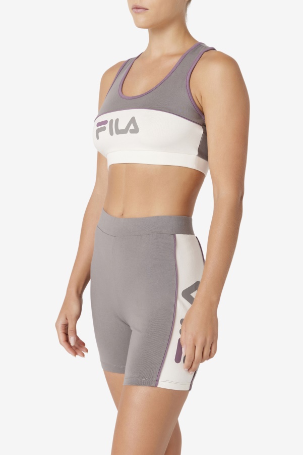 Brushed Nickel Fila Kairi Bra Top