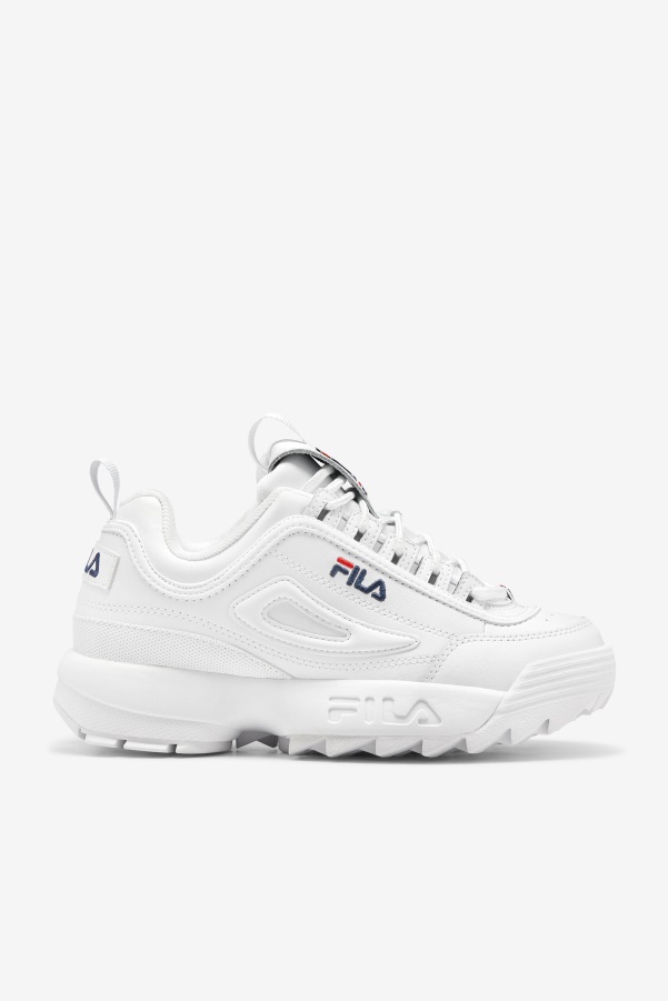Fila White/Navy/Red Men's Disruptor 2 Premium