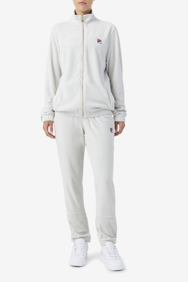 Dawn Blue Fila Ravid Velour Pant