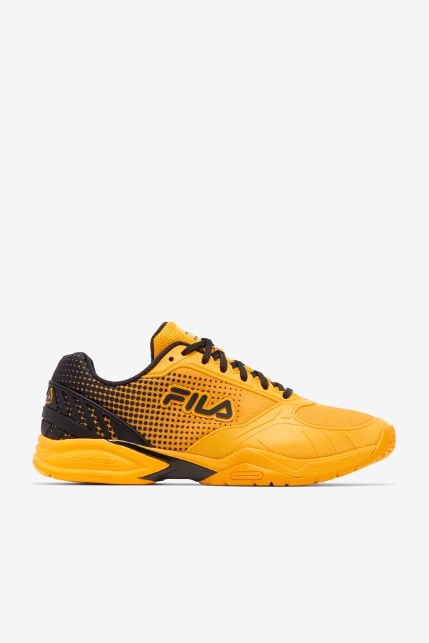 Citrus/Black Fila Men's Volley Zone