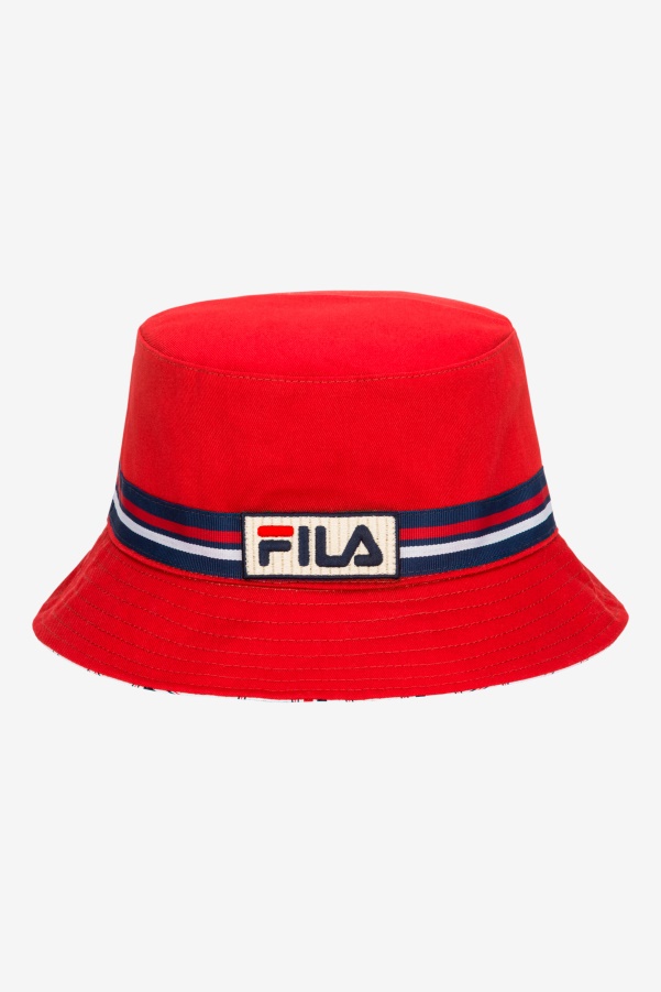 Fila reversible bucket hat Red