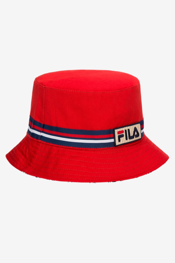 Fila reversible bucket hat Red