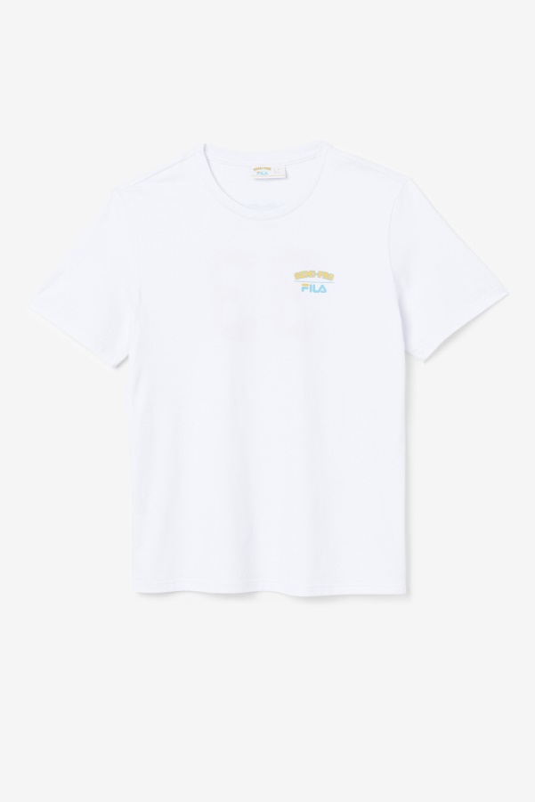 White Semi-Pro Moon Tee Fila
