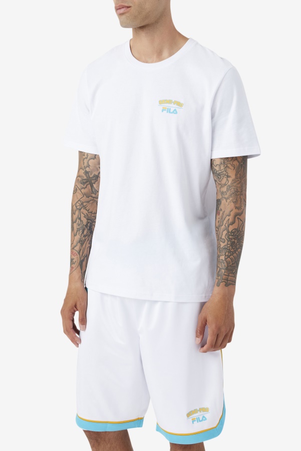 White Semi-Pro Moon Tee Fila
