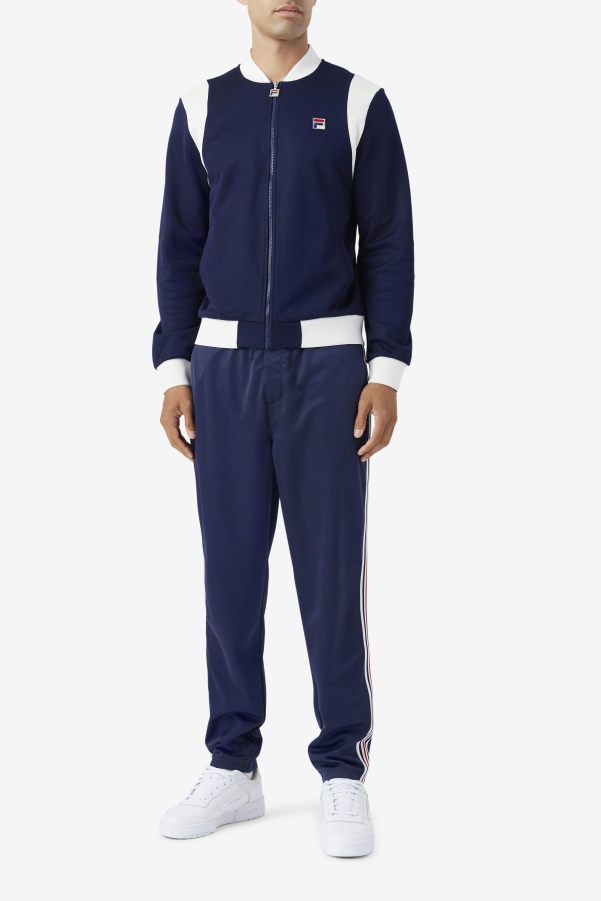 Colton Bomber Navy/Egret Fila