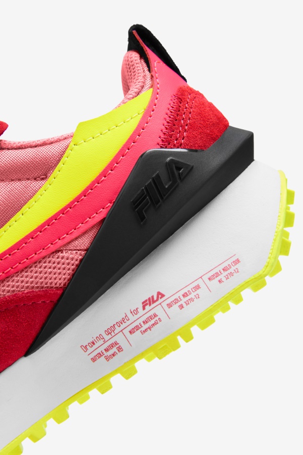 Tea Rose/Diva Pink/Black Little Kids' Renno N-Generation Fila