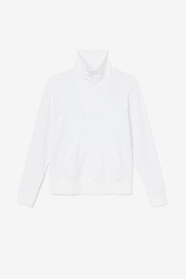 Fila White Fi-Lux Half Zip