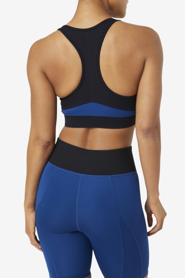 Uplift Racerback Sports Bra Black/Npny Fila