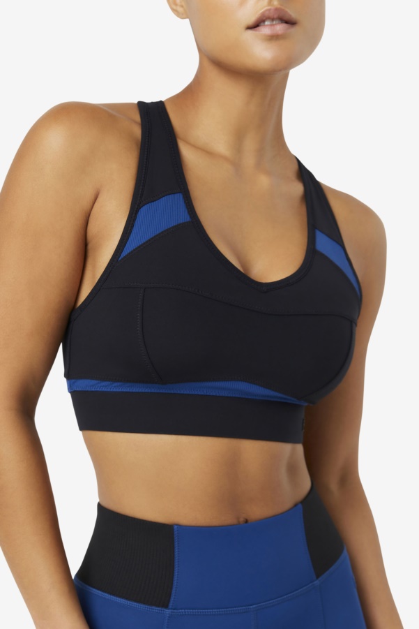 Uplift Racerback Sports Bra Black/Npny Fila