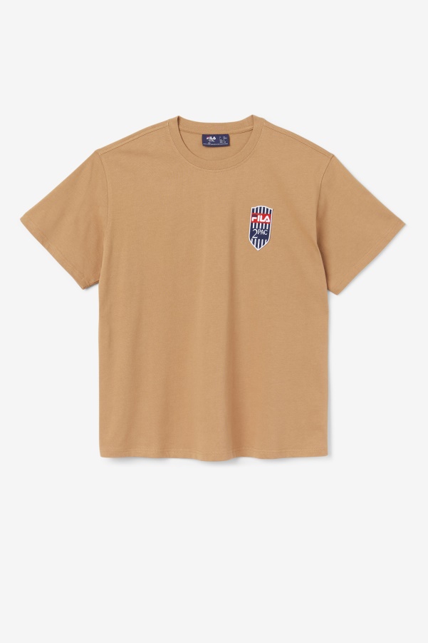Fila 2Pac Patch Tee Tobacco Brown