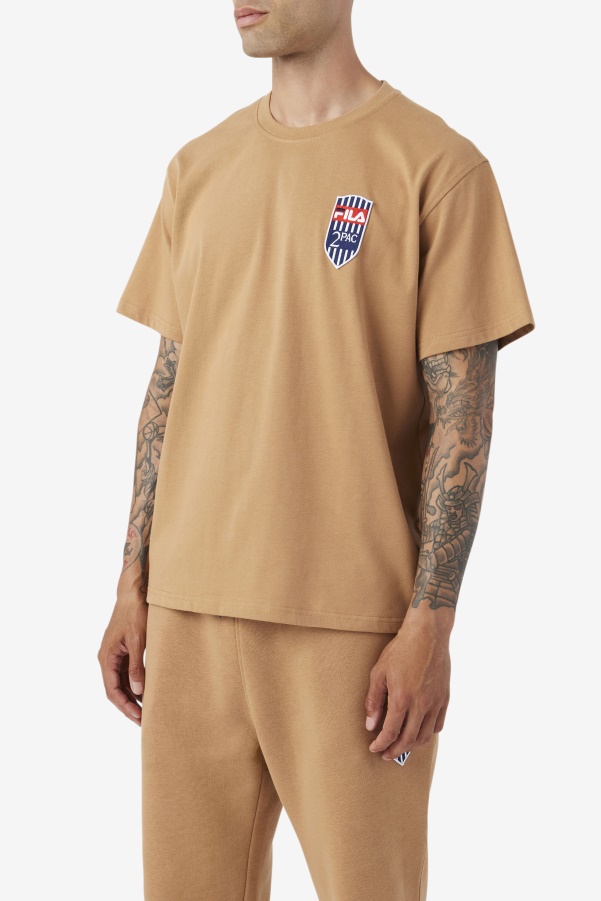 Fila 2Pac Patch Tee Tobacco Brown
