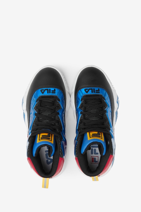 Black/Red/Gold Fila Big Kids' Mb Night Walk