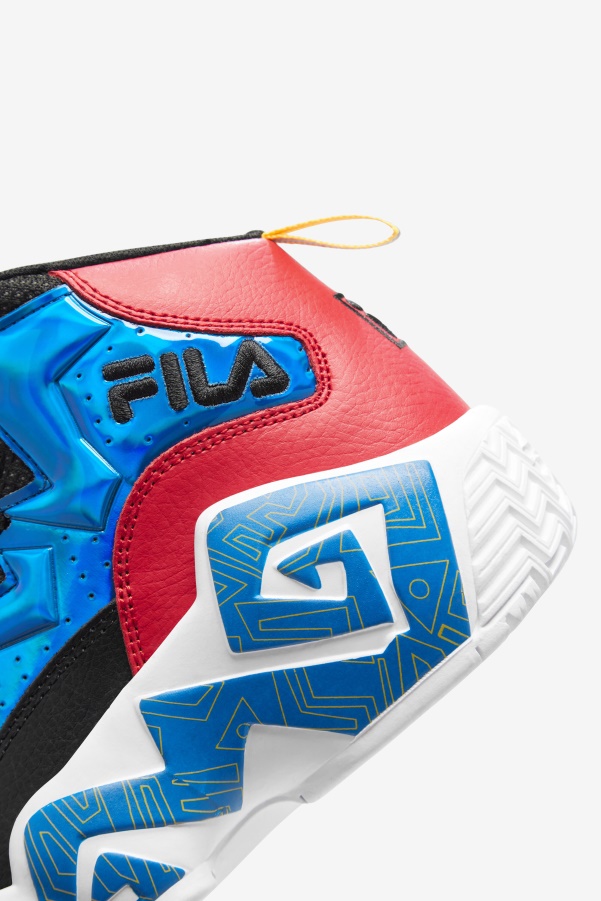 Black/Red/Gold Fila Big Kids' Mb Night Walk