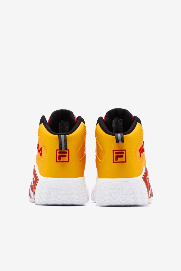 White/Gold/Red Fila Big Kids' Mb