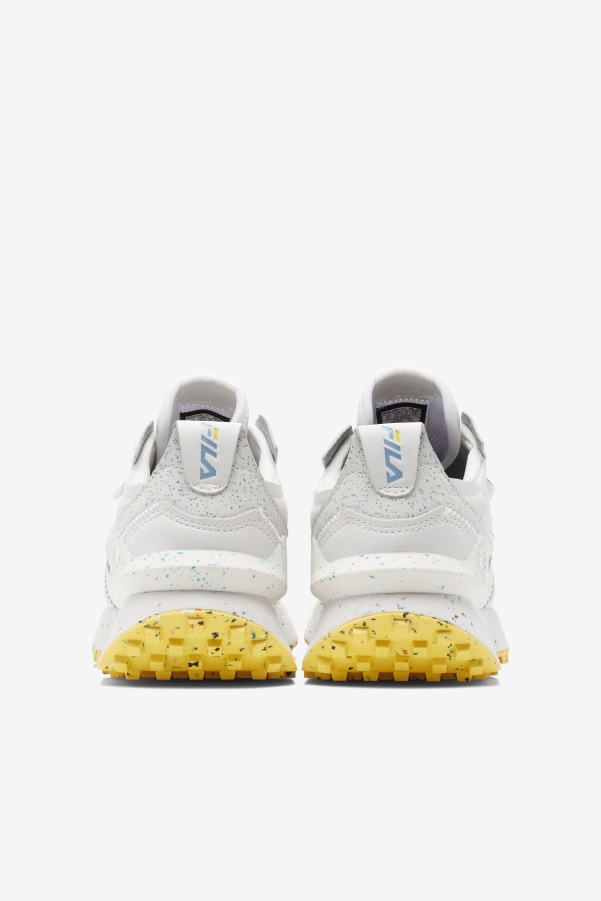 Women's Renno N-Generation Green Splatter White/White/Blue Fog Fila