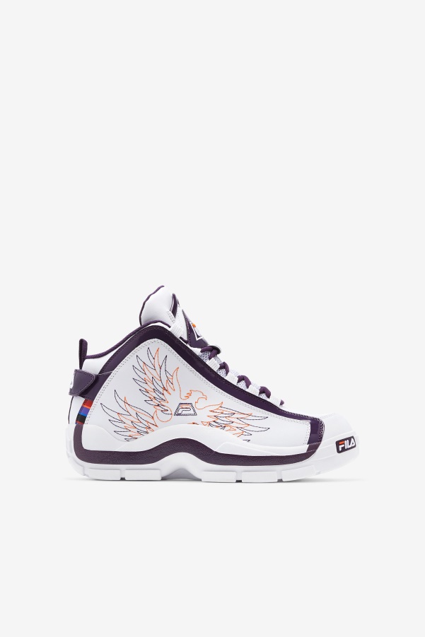 White/Purple Pennant/Orange Fila Big Kids' Grant Hill 2 History