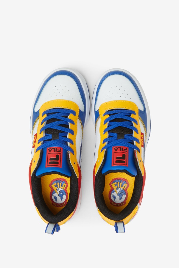 Black/Blue Fila Little Kids' Lnx-100 Chain Stitch