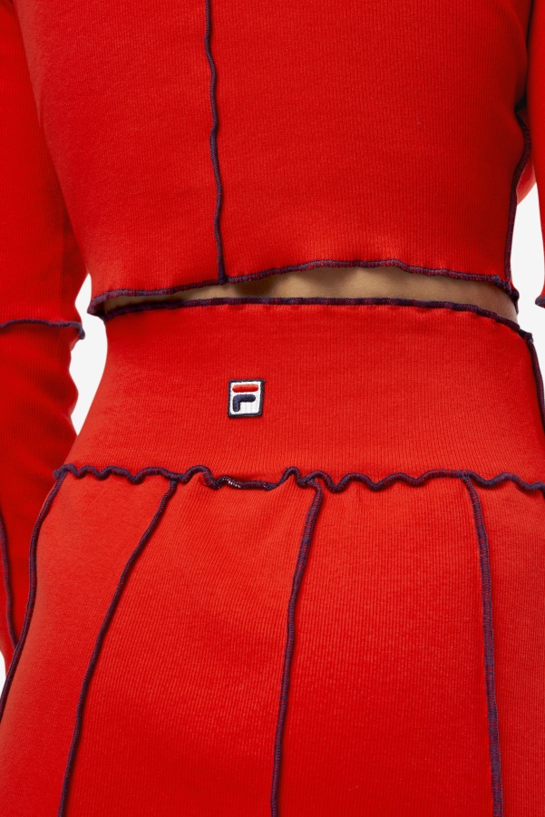 Fila Red Mallia Skirt