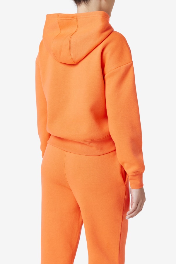 Fiery Coral Fila Marina Hoodie