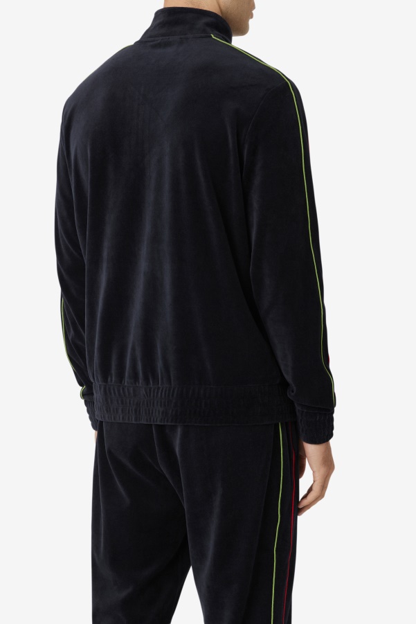 Deverall Velour Jacket Fila Black/Red/Forest Green