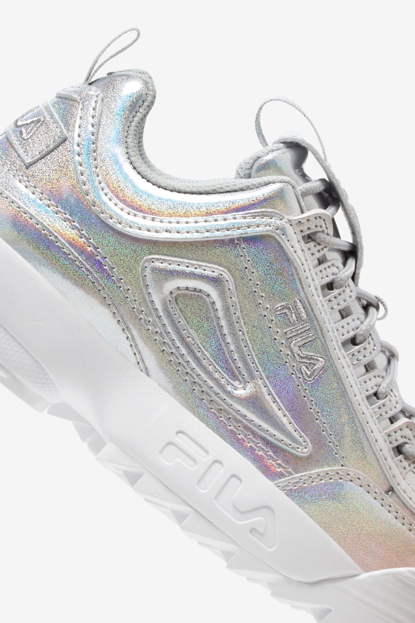 Big Kids' Disruptor 2 Premium Iri Iridescent Fila