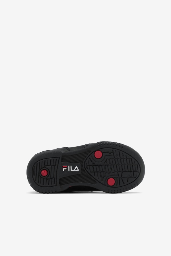 Black/Red/White Fila Toddler's Original Fitness