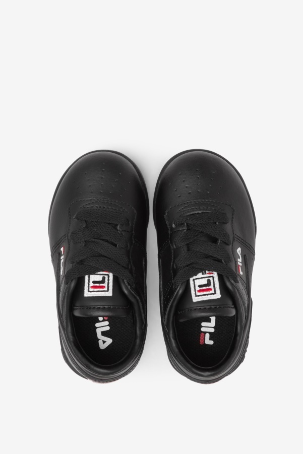 Black/Red/White Fila Toddler's Original Fitness