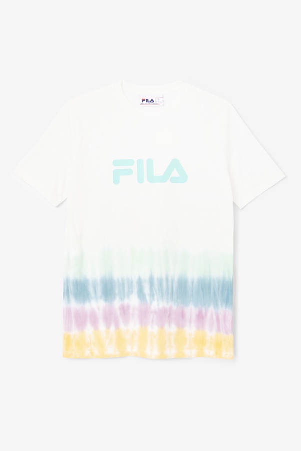 Fila White Tie Dye Alivia Tie Dye Tee