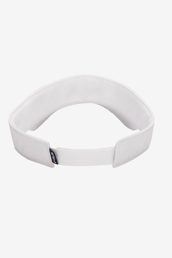 Fila White Embroidered Visor