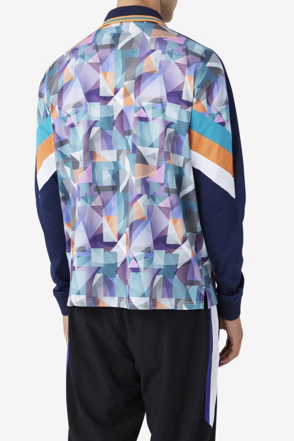 Kay Goalie Jersey Fila Navy/Blue/Tangerine/White