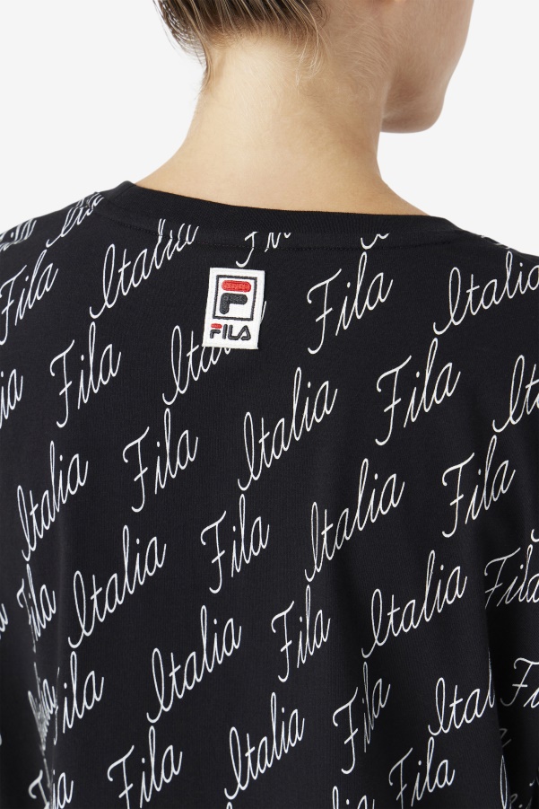 Fila Elizabeth Tee Black/Gardenia