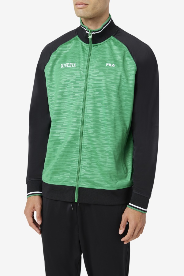 Nigeria Track Jacket Fila Jelly Bean/Black/White