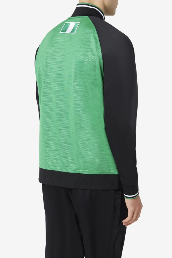 Nigeria Track Jacket Fila Jelly Bean/Black/White