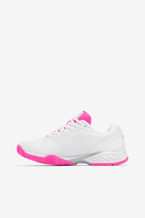 Fila White/Pink Women's volley zone