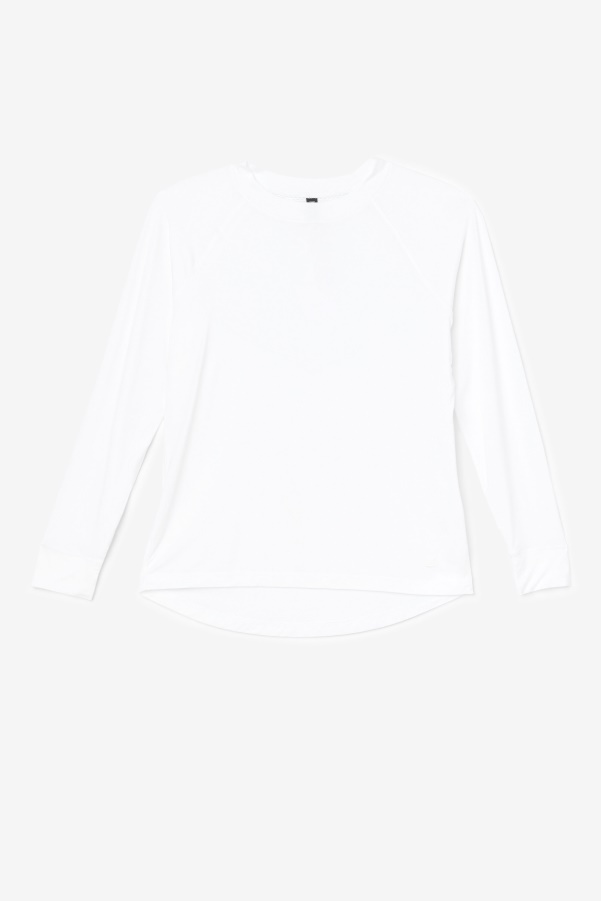 Fila Fi-Lux Mesh Back Long Sleeve Crew White