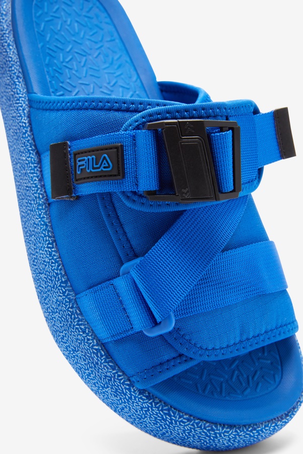 Blue/Black/Blue Men's Atlas Slide Fila
