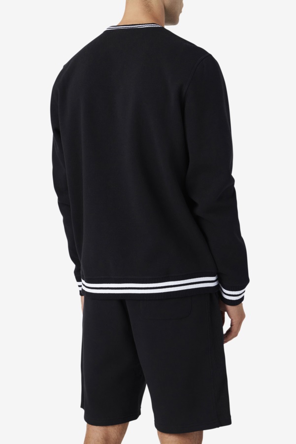 Fila Black/White/Mimosa Taylor Crewneck Sweatshirt