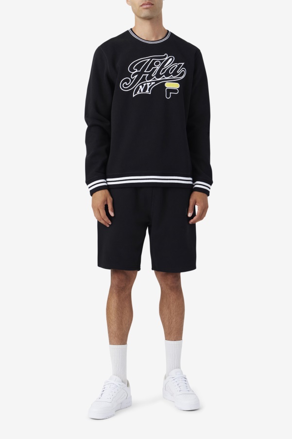 Fila Black/White/Mimosa Taylor Crewneck Sweatshirt