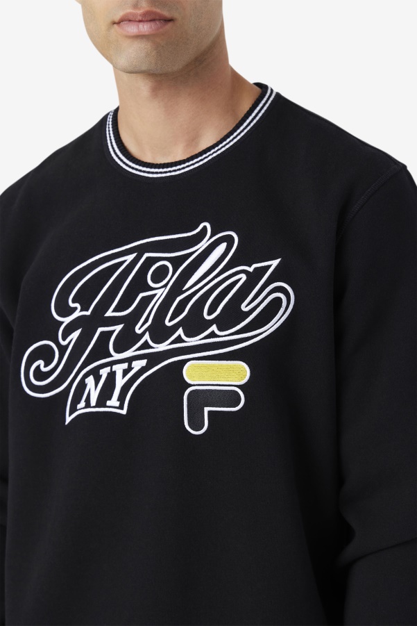 Fila Black/White/Mimosa Taylor Crewneck Sweatshirt
