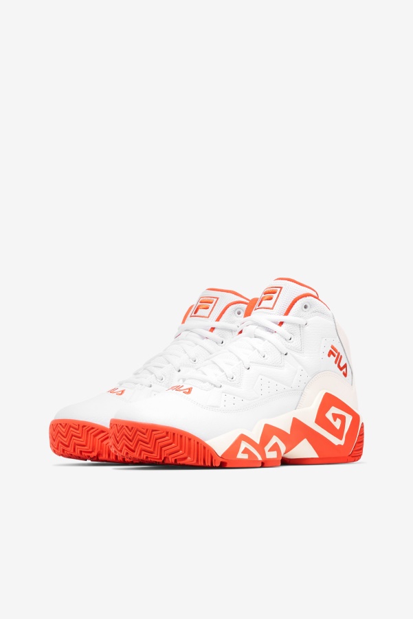 Women's Mb White/Mandarin Red/Gardenia Fila
