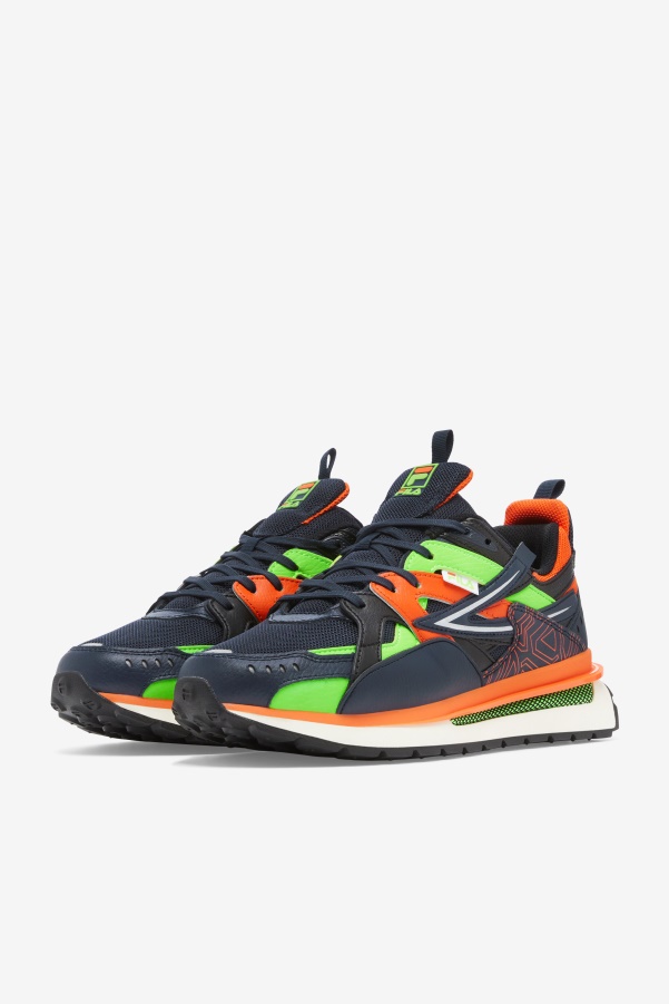 Men's Sandenal Blue/Red Orange/Green Fila