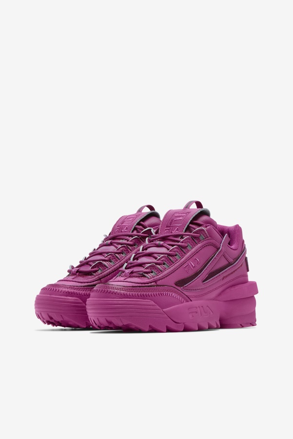 Rouge/Grape Wine Fila Women's Disruptor 2 Exp