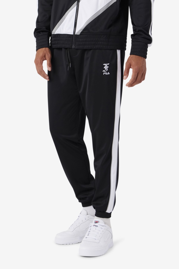 Black/White/Monument Runi Track Pant Fila