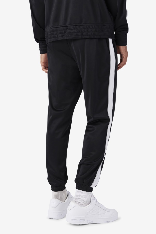 Black/White/Monument Runi Track Pant Fila