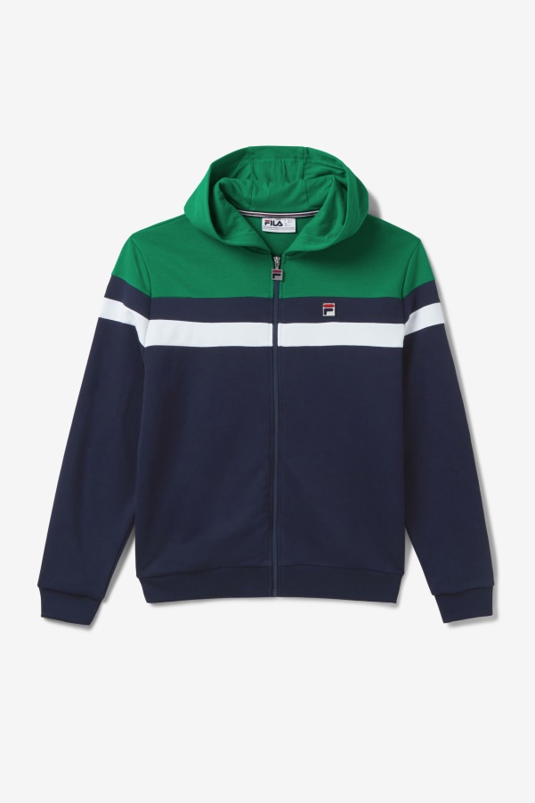 Fila Navy/Jelly Bean/White Arlo Hoodie