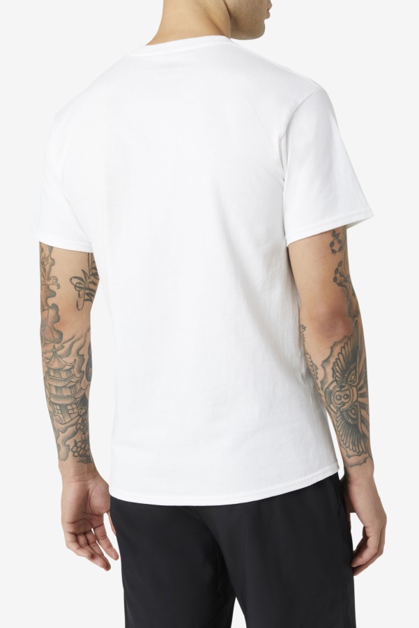 Fila White Pickleball Paddle Tee